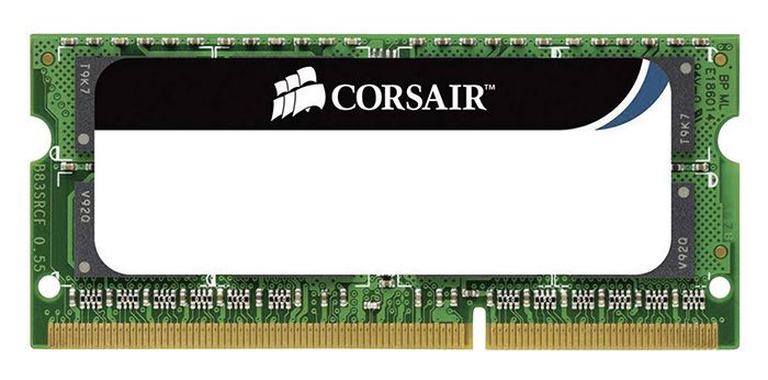 Kan ignoreres Isaac silhuet Corsair CM3X8GSDKIT1066 8GB Kit (2 X 4GB) PC3-8500 DDR3-1066MHz non-ECC  Unbuffered CL7 204-Pin SoDimm Dual Rank Memory