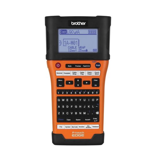 Brother PTE500 Industrial Handheld Labeling Tool 180 dpi 0.79ips USB Thermal Transfer Label Printer