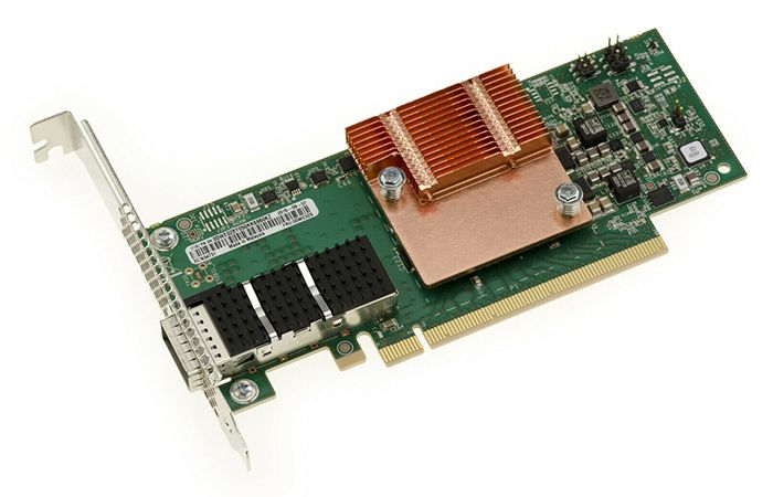 Intel 100HFA016LS Omni-Path 100Gbps Single Port Low Profile PCI Express 3.0 x16 Host Fabric Network Adapter