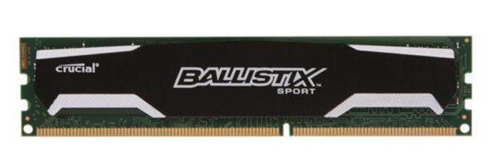 Crucial BLS8G3D1609DS1S00.16FER Ballistix 8GB PC3-12800 DDR3-1600MHz non-ECC Unbuffered CL8 (8-8-8-24) 240-Pin DIMM Memory Module